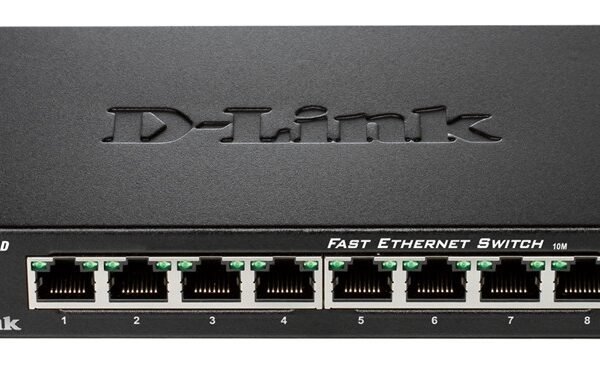 მთავარი 9 D-Link DES-1008D Unmanaged Switch 8x100Base-TX, metal case